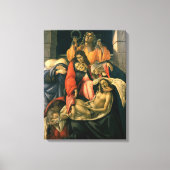 Klaagzang over de dode Christus - Botticelli Canvas Afdruk (Voorkant)
