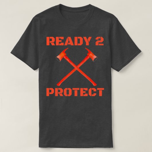 Klaar 2 Bescherm 1 T-shirt (Design voorkant)