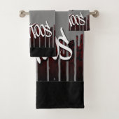 Klaar 4 Tattoos Handdoek Set van 3 (Insitu)