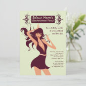 Klaar aan de Uitnodiging van de Vrijgezellin van (Staand voorkant)