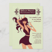 Klaar aan de Uitnodiging van de Vrijgezellin van (Voorkant / Achterkant)