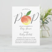 Klaar aan Pop het Baby shower van de Waterverf van Kaart (Staand voorkant)