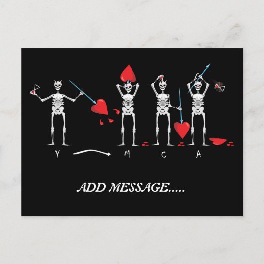 KLAAR; BLACKBEARD YMCA BRIEFKAART (Voorkant)