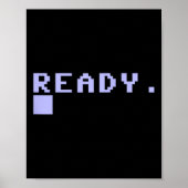Klaar C64-thuiscomputer 80's Retro-gamercodeerder- Poster (Voorkant)