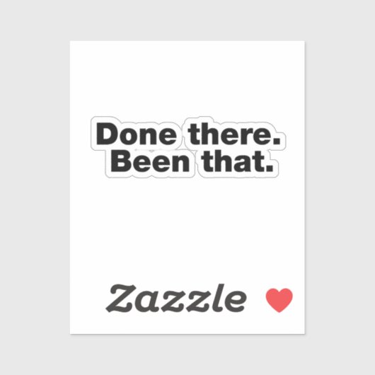 Klaar daar. Was dat Sticker (Vel)