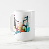 Klaar: de ultieme slamdunk basketbaltrend koffiemok (Voorkant links)