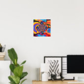 Klaar één B kunst Poster (Thuiskantoor)