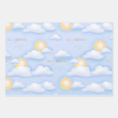 Klaar-gemaakt het verpakken papier voor een partij inpakpapier vel (Voorkant)