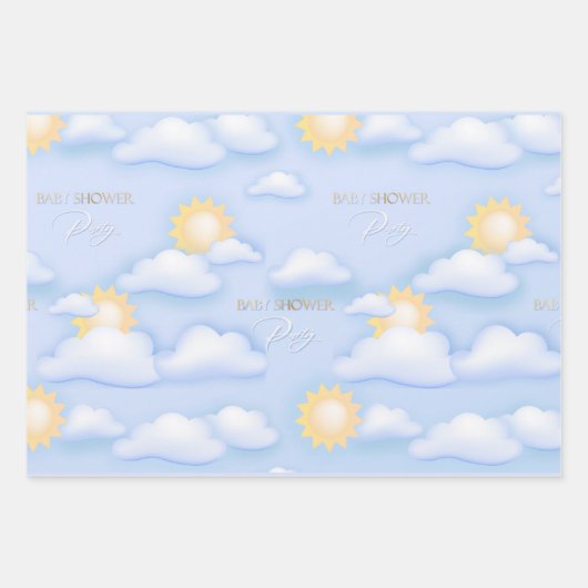 Klaar-gemaakt het verpakken papier voor een partij inpakpapier vel (Voorkant)