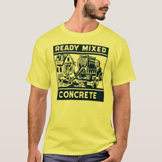 Klaar Gemengde beton T-shirt (Voorkant)