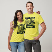 Klaar Gemengde beton T-shirt (Unisex)