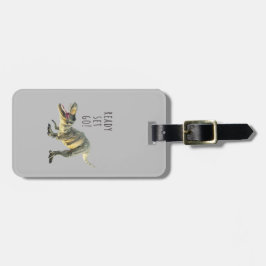 Klaar, gezet, ga - Dinosaurus Bagagelabel