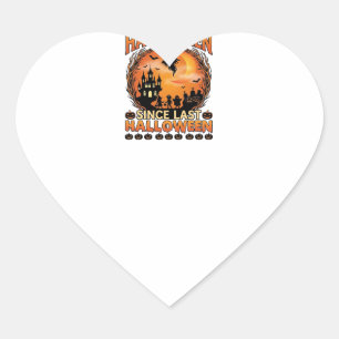 Klaar Halloween Sinds Laatste Geheime Kasteel Gees Hart Sticker