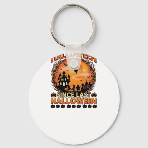 Klaar Halloween Sinds Laatste Geheime Kasteel Gees Sleutelhanger