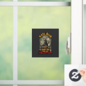 Klaar Halloween Spokenhuis Grafsteen Raamsticker (Huis)