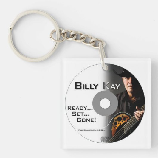 Klaar. Instellen... Gone! CD Hoesje Square Sleutel Sleutelhanger (voorkant)