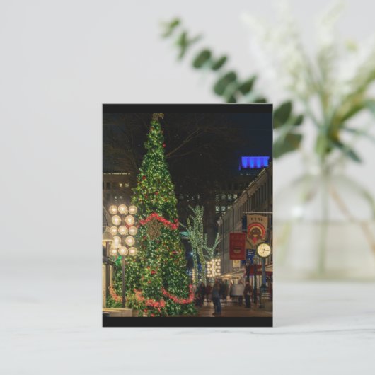 Klaar Kerstmis Feestdagenkaart (Staand voorkant)