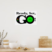 Klaar, klaar, ga. poster (Keuken)