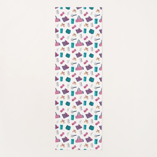 Klaar, klaar, gloed yogamat (Voorkant)