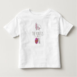 "Klaar, klaar, jaag! Pasen Bunny Peuter T-shirt" Kinder Shirts