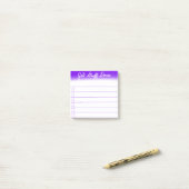 "Klaar krijgen" Aan de controlelijst achteraf aant Post-it® Notes (Op bureau)