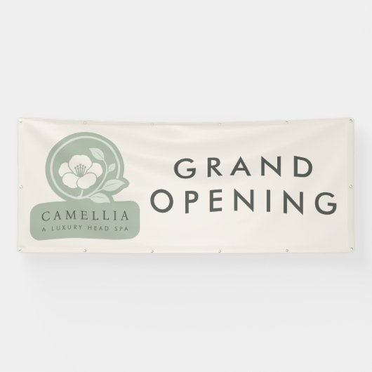 Klaar logo aangepaste spa groot openingsbanner spandoek (Horizontaal)