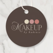 Klaar Logo Make-up Artiest Bedankjes Labels (Achterkant)
