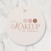 Klaar Logo Make-up Artiest Bedankjes Labels (Achterkant)