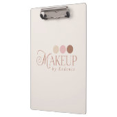 Klaar Logo Merk Make-up Artiest Klembord (Links)