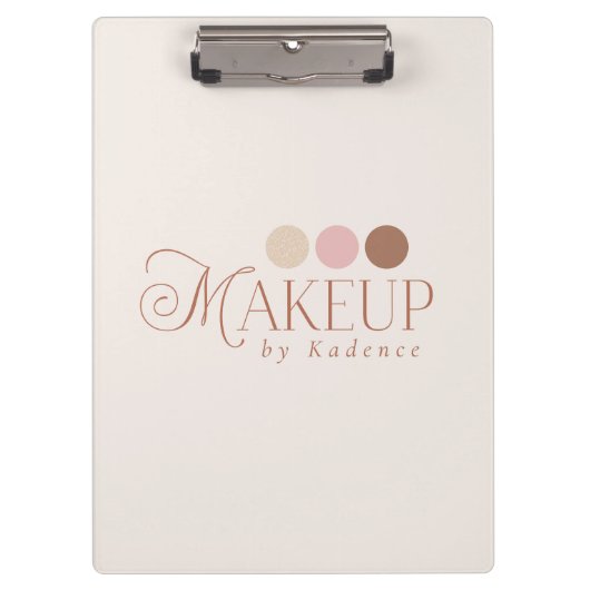 Klaar Logo Merk Make-up Artiest Klembord (Voorkant)