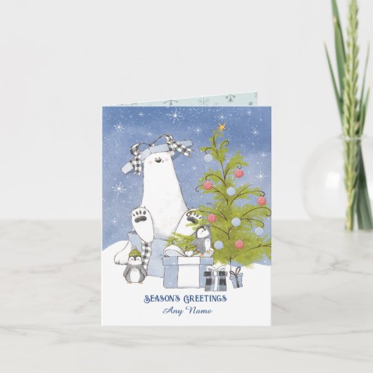 Klaar maken voor Kerstmis Kaart (Voorkant)