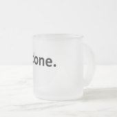 Klaar Matglas Koffiemok (Voorkant rechts)