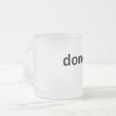 Klaar Matglas Koffiemok (Voorkant links)