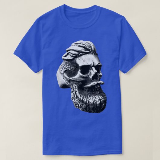 KLAAR MET ACHTERSTATUELE DARK T-SHIRT (Design voorkant)