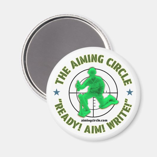 "Klaar! Mik! Schrijf!" magneet (Voorkant / Achterkant)