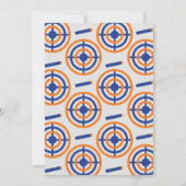 Klaar, mikken, feesten! Nerf Pistool thema verjaar Kaart (Achterkant)