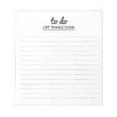 Klaar Notitieblok (Voorkant)