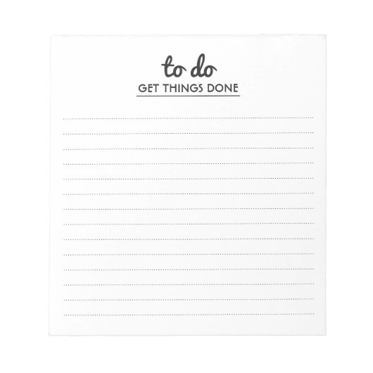 Klaar Notitieblok (Voorkant)