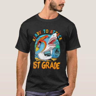 Klaar om 1e klas aan te vallen terug naar school S T-shirt