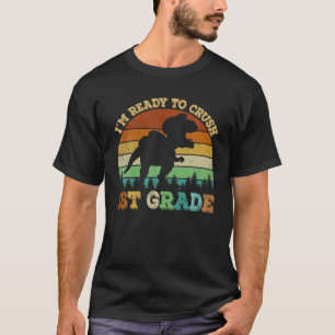 klaar om 1st grade dinosaurussen Kinder te maken T-shirt