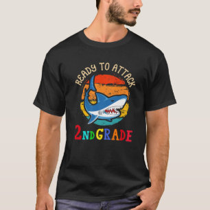 Klaar om 2d gradenhaai eerst terug naar Scho aan t T-shirt