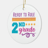 Klaar om 2e graad te bepalen keramisch ornament (Links)