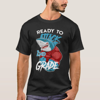 Klaar om 2e klas jongens terug naar school aan te t-shirt