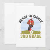 Klaar om 3e klas Football Fantasy Rugby aan te pak Aankondiging (Voorkant / Achterkant)