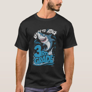 Klaar om 3e klas grappige haai terug naar school a t-shirt
