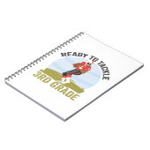 Klaar om 3e leerjaar rugby fantasy voetbal aan te  notitieboek (Linkerzijde)