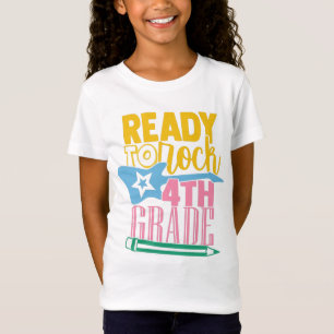 Klaar om 4e graad te roteren - Terug naar school T-shirt