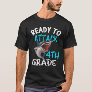 Klaar om 4e graad terug naar school terug te valle t-shirt