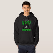 Klaar om 4e klas level ontgrendeld spel op 4T te v Hoodie (Voorkant volledig)