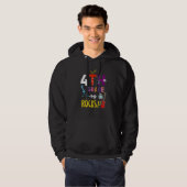 Klaar om 4e klas Vierde Leraar Kinder terug te roc Hoodie (Voorkant volledig)